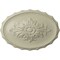 Ekena Millwork Oxford Ceiling Medallion, Hand-Painted Clear Yellow, 16 7/8"W x 11 3/4"H x 1 1/2"P CM16OXCYF - alternate 1